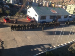 Bolivian Military from the teleferico